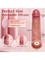 Afrodit Shop Uygulama ve Uzaktan Kumandalı Şarjlı Gerçekçi Silikon Penis Kılıfı - Görsel 4