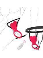 Afrodit Shop Uzaktan Kumandalı Giyilebilir Panty Vibratör – Çift Uyarım, 10 Mod, Şarjlı, Sessiz, IPX6