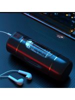 USB Şarjlı 10 Mod Titreşimli Sesli Akıllı Mastürbatör Siyah - Görsel 3