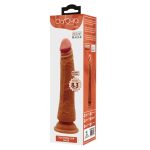 Belden Bağlamalı 21 cm Yeni Nesil Realistik Vantuzlu Testissiz Melez Dildo Penis - Ammut - Görsel 2