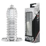 13 cm Kabartmalı Güçlü Uyarıcı Dildo Uzatmalı Penis Kılıfı - Görsel 6