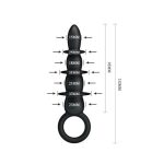 13,2 cm Vantuzlu Halkalı Anal Alıştırıcı Tıkaç - Görsel 6