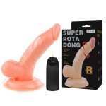 14,5 cm Oynar Başlı Titreşimli Realistik Vibratör Penis - Rota Dong - Görsel 8