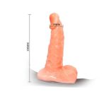 15 cm Belden Bağlamalı İçi Dolu Strapon Penis - Görsel 11