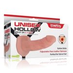 16 cm İçi Boş Belden Bağlamalı Realistik Testissiz Penis Strapon - Görsel 7