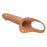 16,8 cm Belden Bağlamalı İçi Boş 4,2 cm Dolgulu Strapon Penis - Landon S - Görsel 6