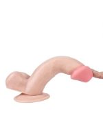 17 cm Belden Bağlamalı Realistik Dildo Penis Set - Görsel 12