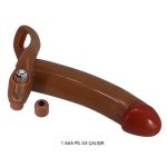 17,1 cm Titreşimli Belden Bağlamalı İçi Boş 4,5 cm Dolgulu Strapon Penis - Bradden - Görsel 8