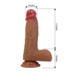 17,3 cm Realistik Vantuzlu Dildo Penis - Duvall - Görsel 6