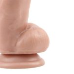 17,5 cm Belden Bağlamalı Gerçekçi Çift Katmanlı Silikon Penis - Görsel 6