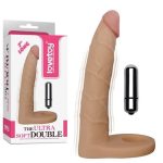 17,8 cm Realistik Titreşimli Anal Dildo & Penis Halkası - Görsel 6