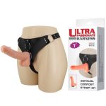 18 cm Belden Bağlamalı İçi Dolu Strapon Penis - Görsel 8