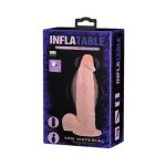 19 cm Belden Bağlamalı Pompalı Büyüyen Realistik Penis Anal Vajinal Dildo Mastürbatör - Görsel 6