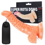 19 cm Gerçekçi Titreşimli Dildo Vibratör Penis - Görsel 8