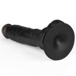 20 cm Belden Bağlamalı İçi Dolu Zenci Strapon Dildo - Görsel 8