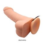 20 cm Kumandalı Belden Bağlamalı 360° Oynar Başlı Titreşimli Vibratör Realistik Penis Dildo - Görsel 7