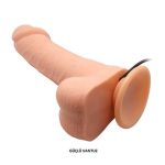 20 cm Kumandalı 360° Oynar Başlı Titreşimli Vibratör Realistik Penis Dildo - Görsel 6