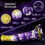 Belden Bağlamalı 21 cm Et Dokulu Fantezi Renklerde Gerçekçi Çift Katmanlı Sünnetsiz Silikon Penis - Horse Power 4 - Görsel 8