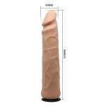 21,5 cm Belden Bağlamalı Kıkırdaklı Bükülebilir İçi Dolu Strapon Penis - Görsel 8