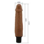 21,5 cm Çift katmanlı Güçlü Titreşimli Realistik Vibratör Gerçekci Penis Dildo - Waldorf - Görsel 8