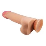 21,8 cm Kıkırdak Yapılı Çift Katmanlı Gerçekçi Dildo Penis - Görsel 6