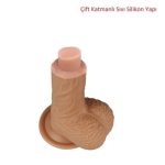 22 cm Belden Bağlamalı Gerçekçi Çift Katmanlı Silikon Penis - Görsel 13