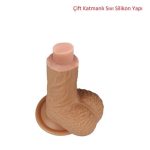 22 cm Gerçekçi Çift Katmanlı Silikon Penis - Görsel 14
