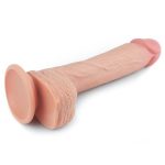 22 cm Belden Bağlamalı Gerçekçi Çift Katmanlı Silikon Penis - Görsel 12