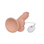 22 cm Gerçekçi Çift Katmanlı Titreşimli Silikon Penis - Görsel 8