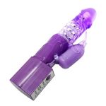 24 cm Oynar Başlı Klitoris Uyarıcılı Teknolojik Vibratör Penis - Görsel 6