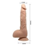 24 cm Realistik Vantuzlu Dildo Penis - Görsel 6