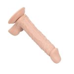 24 cm Belden Bağlamalı Vantuzlu Realistik Penis Anal Vajinal Dildo - Görsel 7