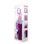 25 cm Oynar Başlı Klitoris Uyarıcılı Teknolojik Vibratör Penis - Görsel 7