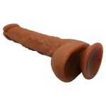 25,2 cm Realistik Vantuzlu Melez Dildo Penis + Kemer + Kayganlaştırıcı Hediyeli - Görsel 7
