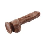 25,5 cm Belden Bağlamalı Gerçekçi Kalın Melez Dildo Penis - Alexander Lee - Görsel 6