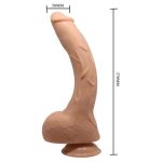 Belden Bağlamalı 27 cm Titreşimli Gerçekçi Kalın Dildo Penis - Jack - Görsel 7