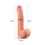 28 cm Belden Bağlamalı Yeni Nesil Çift Katmanlı Realistik Dildo Penis - Görsel 6