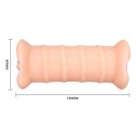 3 Boyutlu Çift Taraflı Titreşimli Suni Vajinal Mastürbatör - Emma - Görsel 7