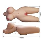 3 Boyutlu İki İşlevli Yarım Vücut Anal Vajinal Silikon Seksi Manken - Tiffany - Görsel 8