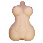 3 Boyutlu İki İşlevli Yarım Vücut Anal Vajinal Silikon Seksi Manken - Diana - Görsel 6