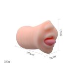 3 Boyutlu Suni Oral Mastürbatör - Pink Tongue - Görsel 6