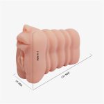 3 İşlevli 3D Realistik Suni Oral Vajinal Anal Mastürbatör - Görsel 6