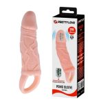 3 cm Dolgu Uzatmalı Titreşimli Penis Kılıfı Prezervatif Vibratör - Görsel 7
