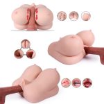 3 İşlevli 3D Realistik Suni Oral Vajina Göğüs - Görsel 8