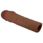 5 cm Dolgulu Premium Melez Rengi Silikon Penis Kılıfı - Chane - Görsel 8