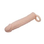 6 Cm Dolgulu Realistik Uzatmalı Penis Kılıfı Dildo Ten Rengi Penis - Görsel 6