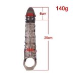 6 cm Dolgulu Realistik Zenci Penis Kılıfı - Görsel 6