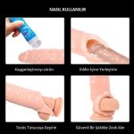 7 cm Dolgulu Realistik Zenci Penis Kılıfı - Görsel 6