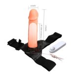 7,5 cm Dolgulu Titreşimli Protez Strapon - Görsel 8