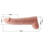 8 cm Dolgulu Realistik Penis Kılıfı - Görsel 6